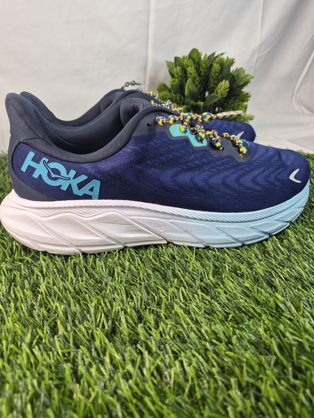 HOKA Arahi 6 Women’s 9.5 Wide D Blue Running Shoes 1123194 OCSB